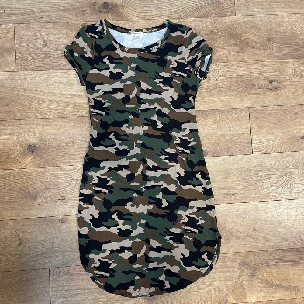 Heart & Hips Camo Dress